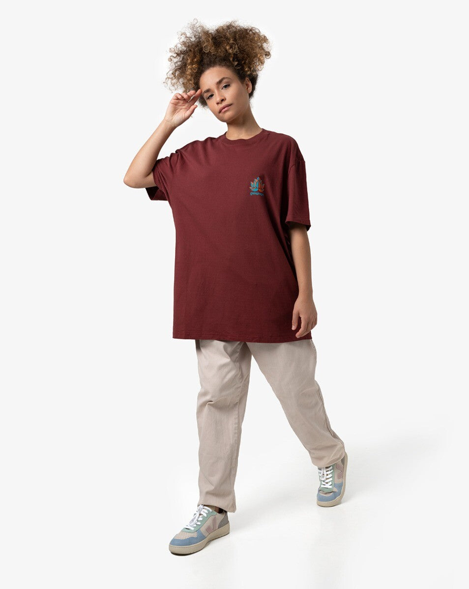 Camiseta All Gender Namastê - Marrom