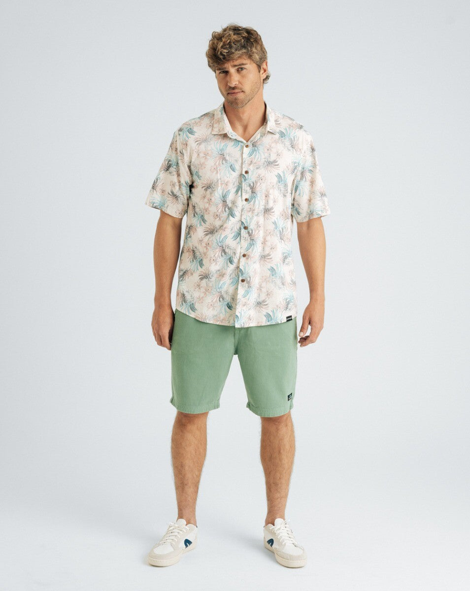 Camisa Estampada Malu Areia