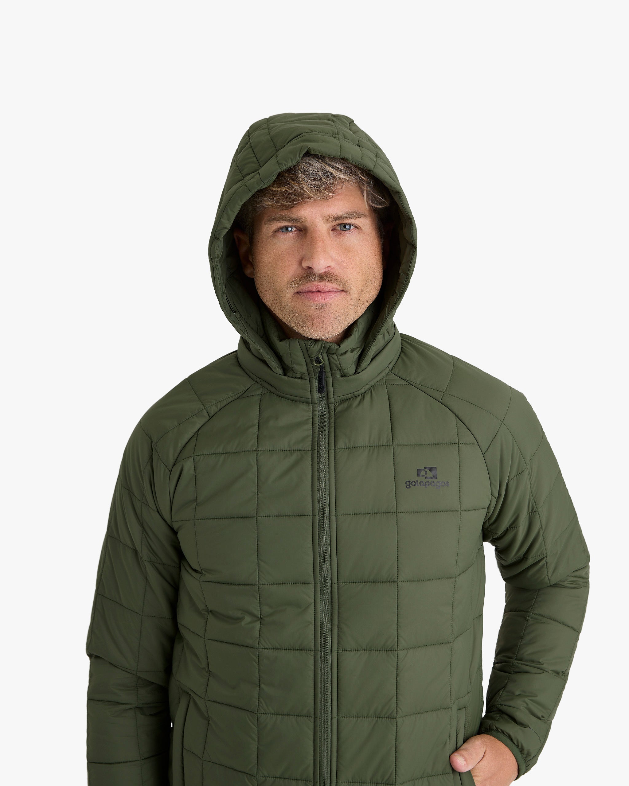 Jaqueta Puffer Ibex Thermolite Heat Masculina - Verde