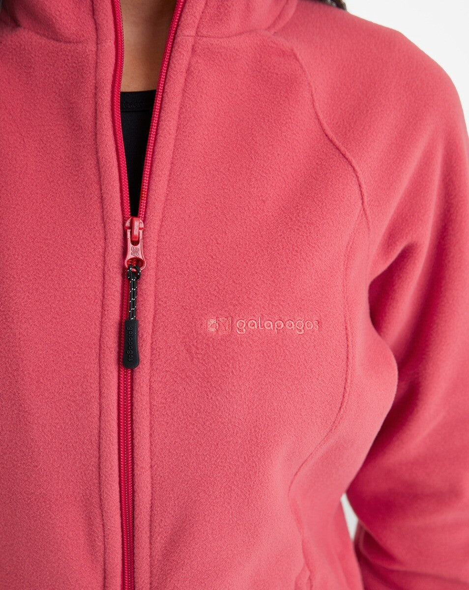 Jaqueta Fleece Kathmandu Fem 2.0 - Goiaba