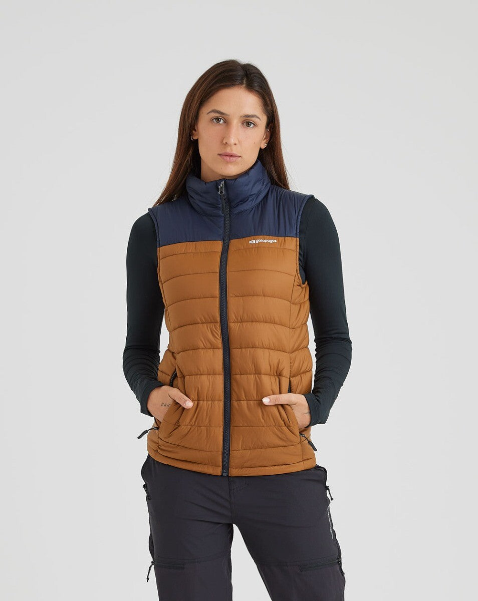 Colete Puffer All Gender Hermit Crab - Ocre