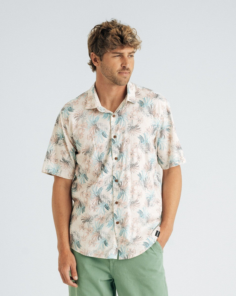 Camisa Estampada Malu Areia