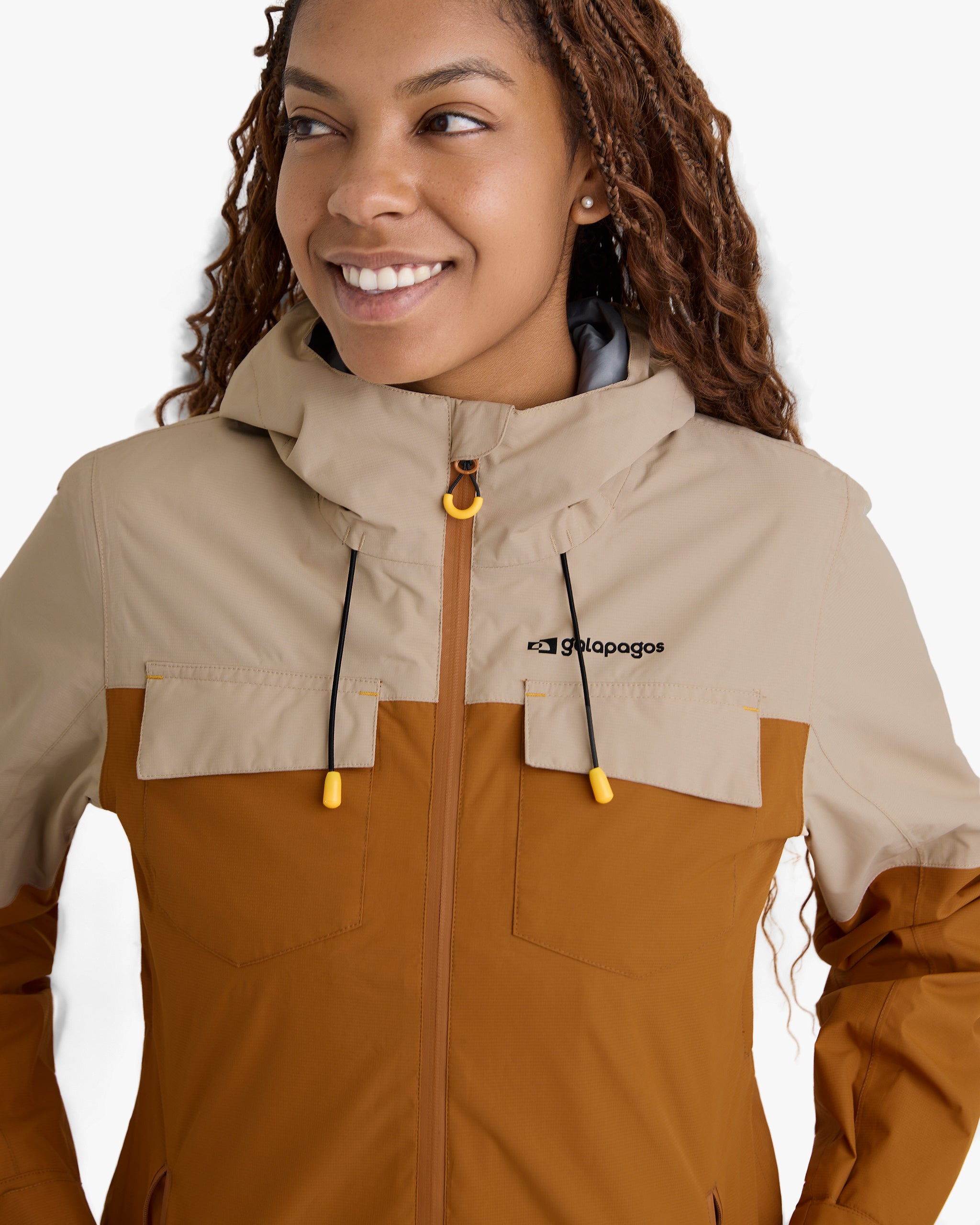 Jaqueta Impermeável Darwin Heat Feminina - Terracota