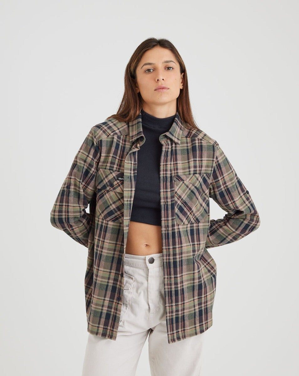 Camisa Flanela Midweight Farmer Xadrez - Verde