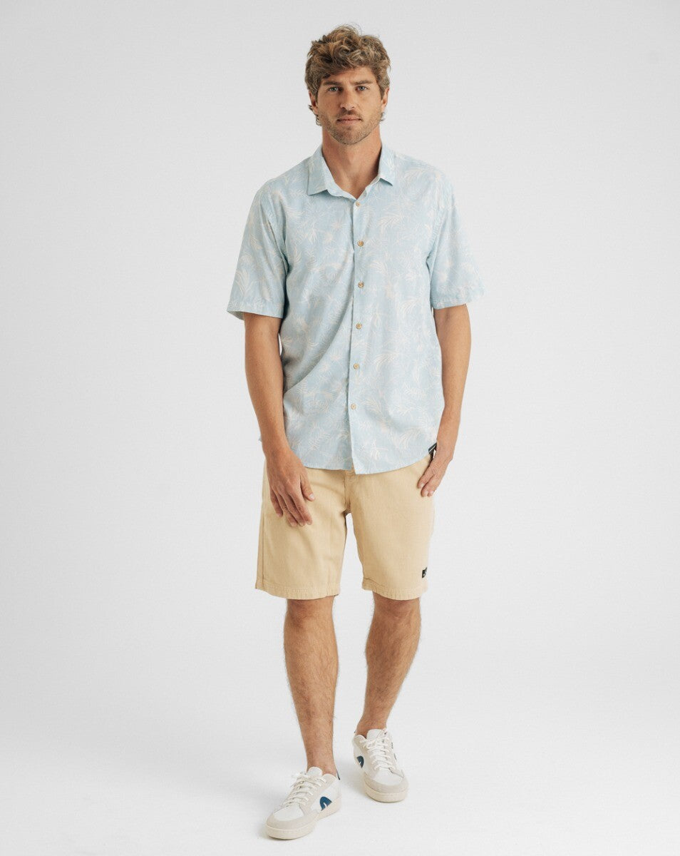 Camisa Estampada Maui Azul
