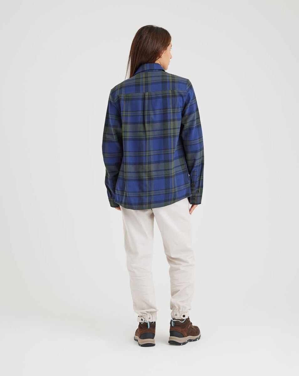 Camisa Flanela Midweight Farmer Xadrez - Azul Marinho