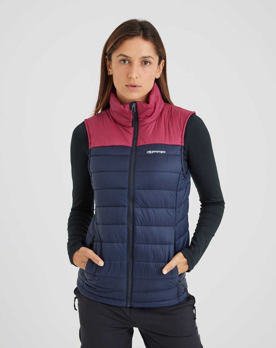 Colete Puffer All Gender Hermit Crab - Azul Marinho