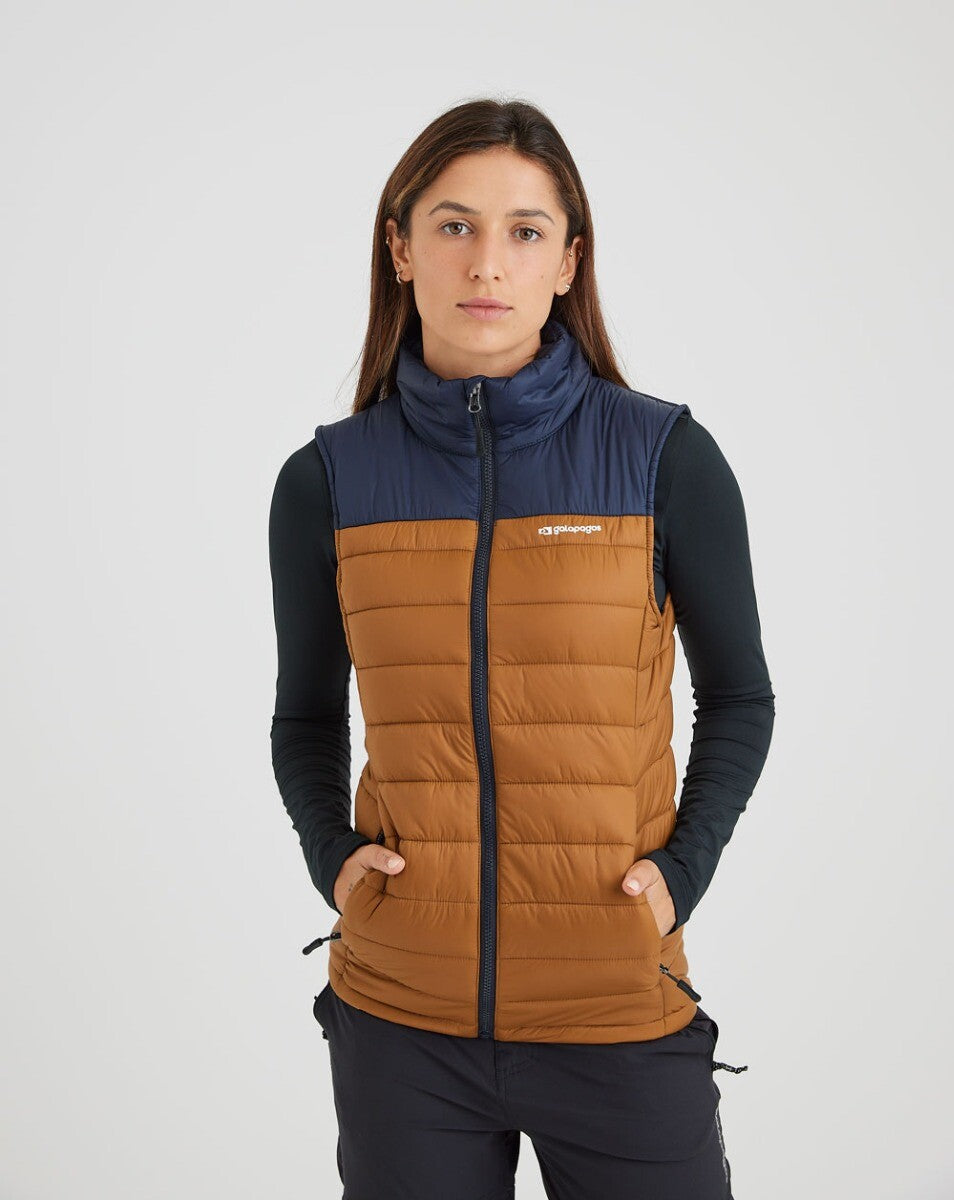 Colete Puffer All Gender Hermit Crab - Ocre