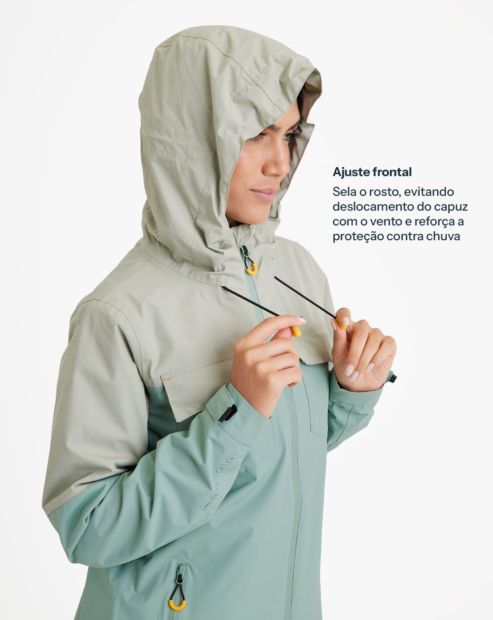 Jaqueta Feminina Impermeável Darwin Heat - Verde