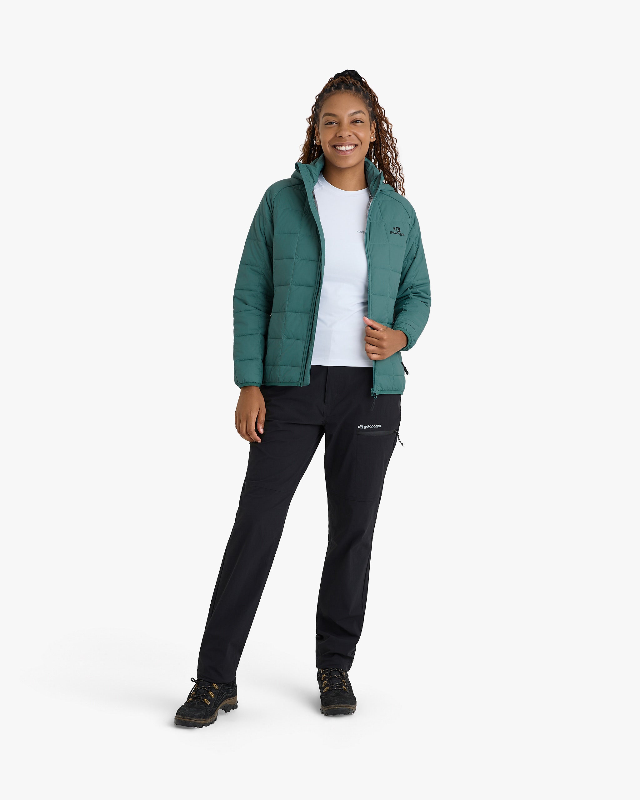 Jaqueta Puffer Ibex Thermolite Heat Feminina - Verde