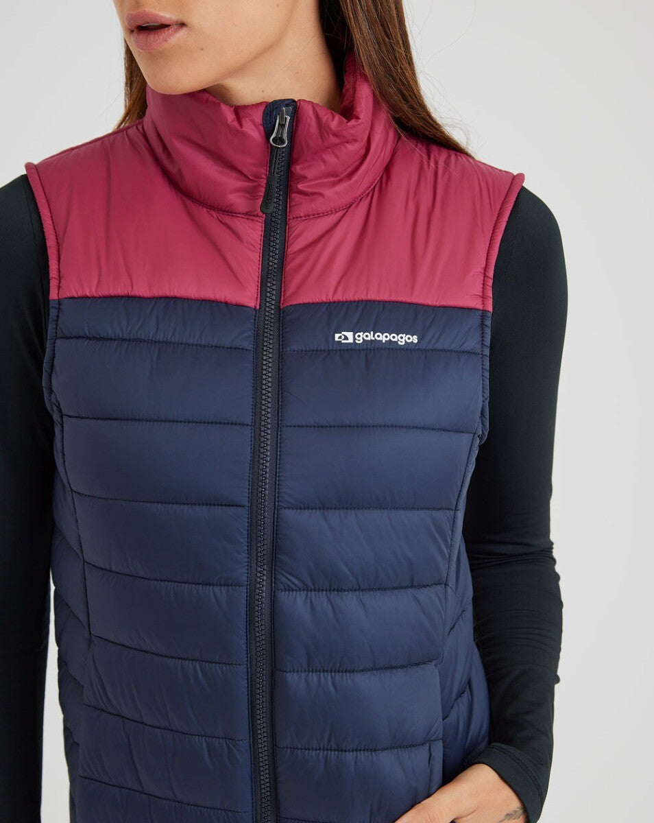 Colete Puffer All Gender Hermit Crab - Azul Marinho