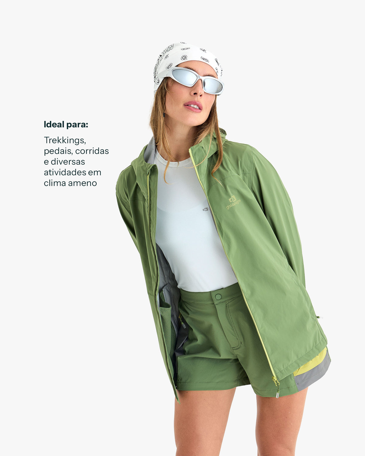 Jaqueta Impermeável Darwin Light Freeze Feminina - Verde