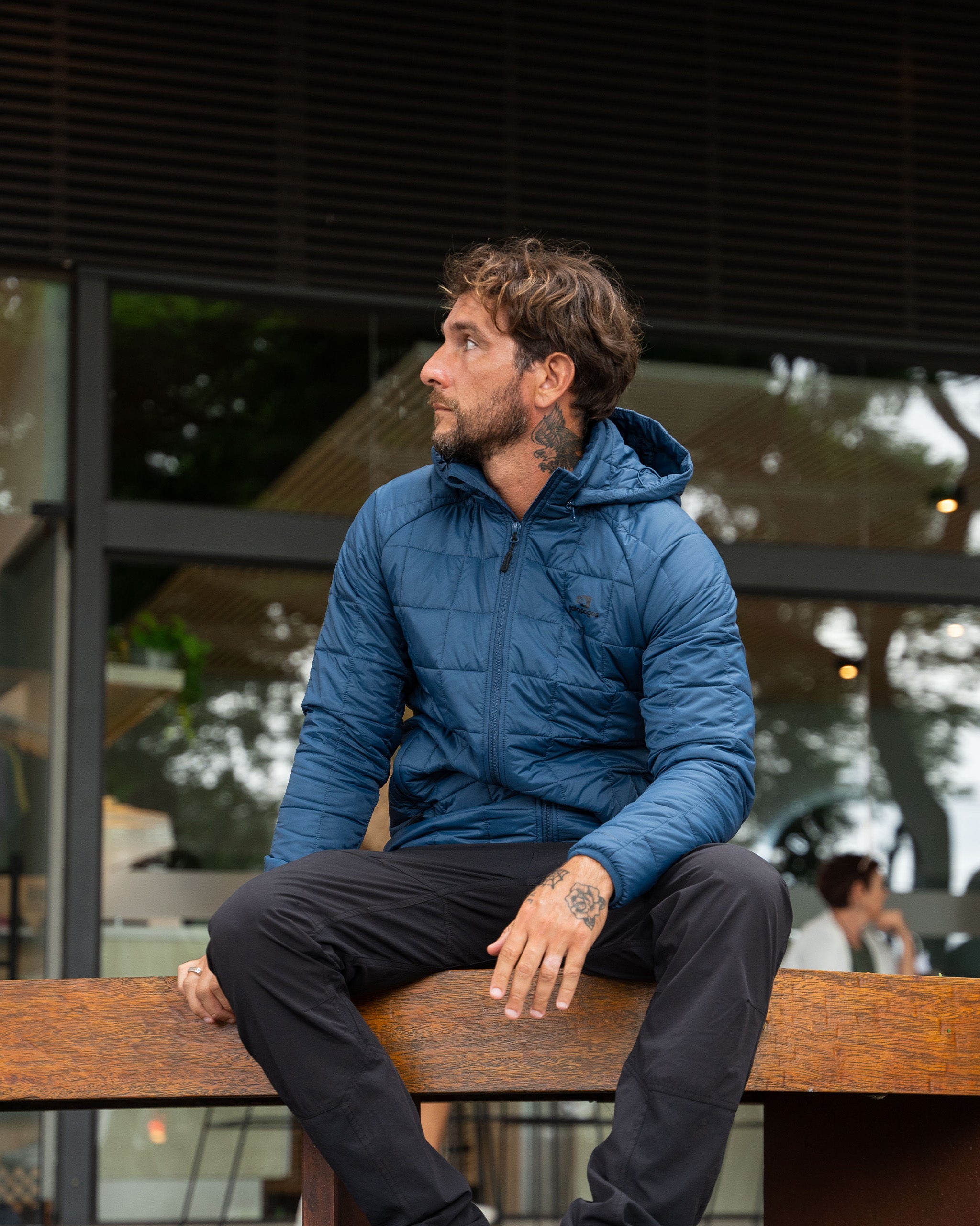 Jaqueta Puffer Ibex Thermolite Heat Masculina - Azul Marinho