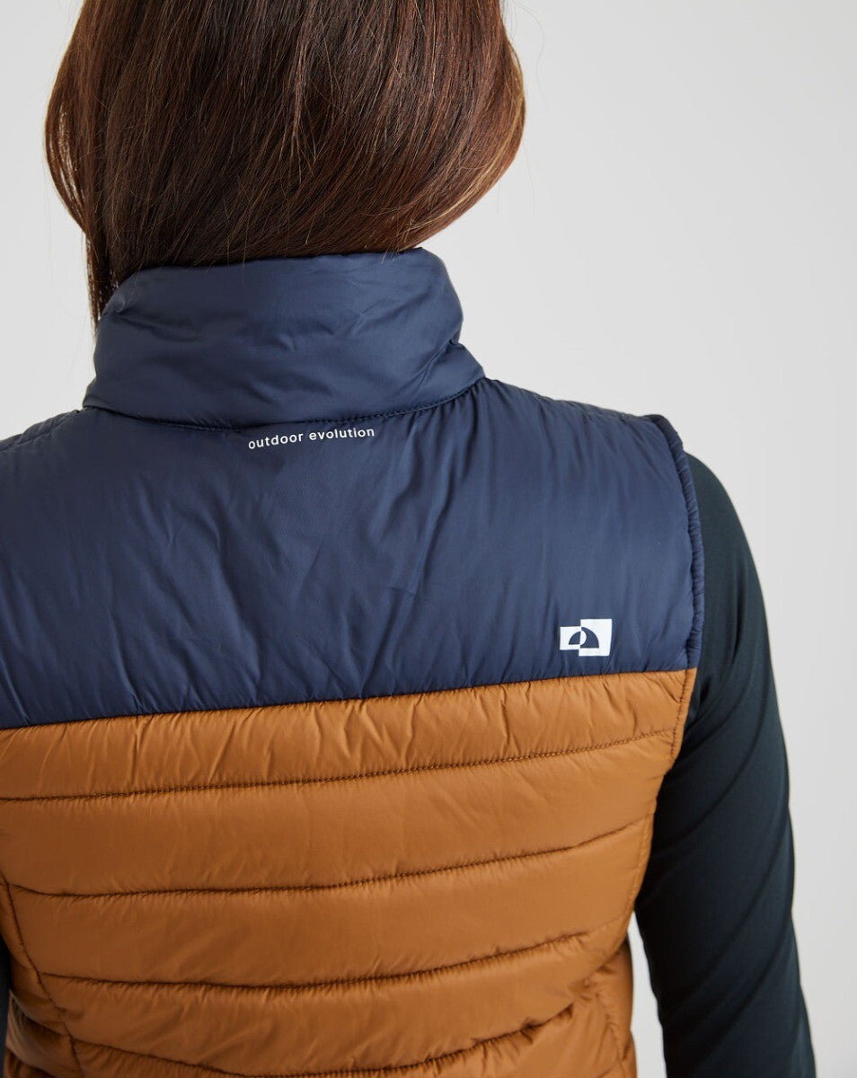 Colete Puffer All Gender Hermit Crab - Ocre