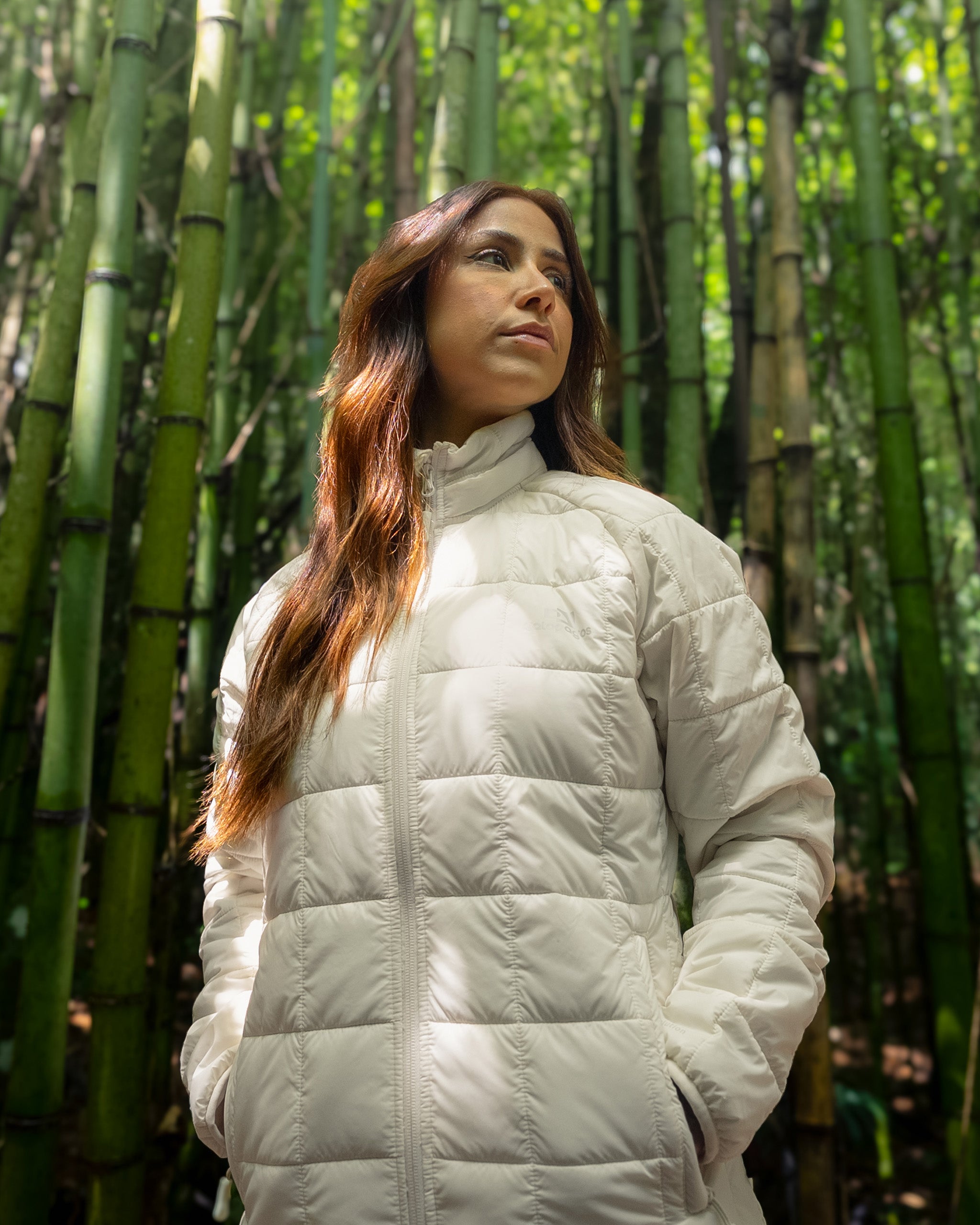Jaqueta Puffer Ibex Thermolite Heat Feminina - Off White