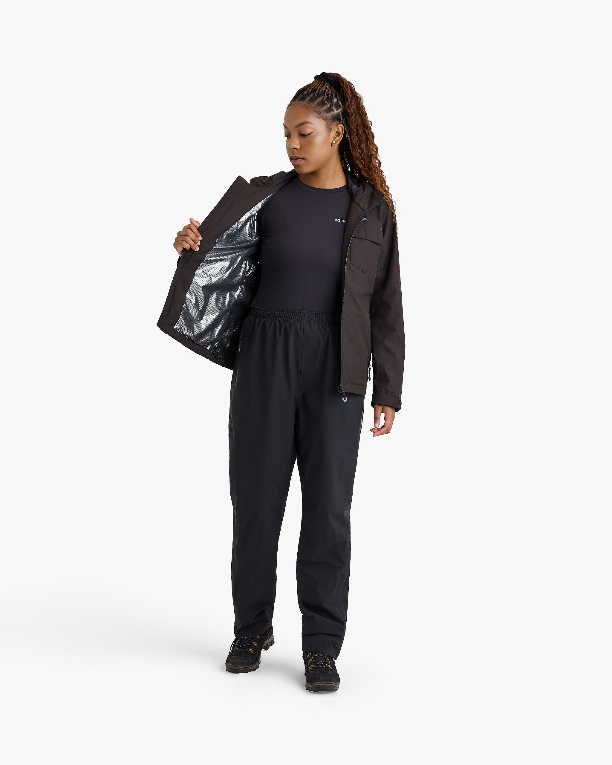 Jaqueta Impermeável Darwin Heat Feminina - Preta