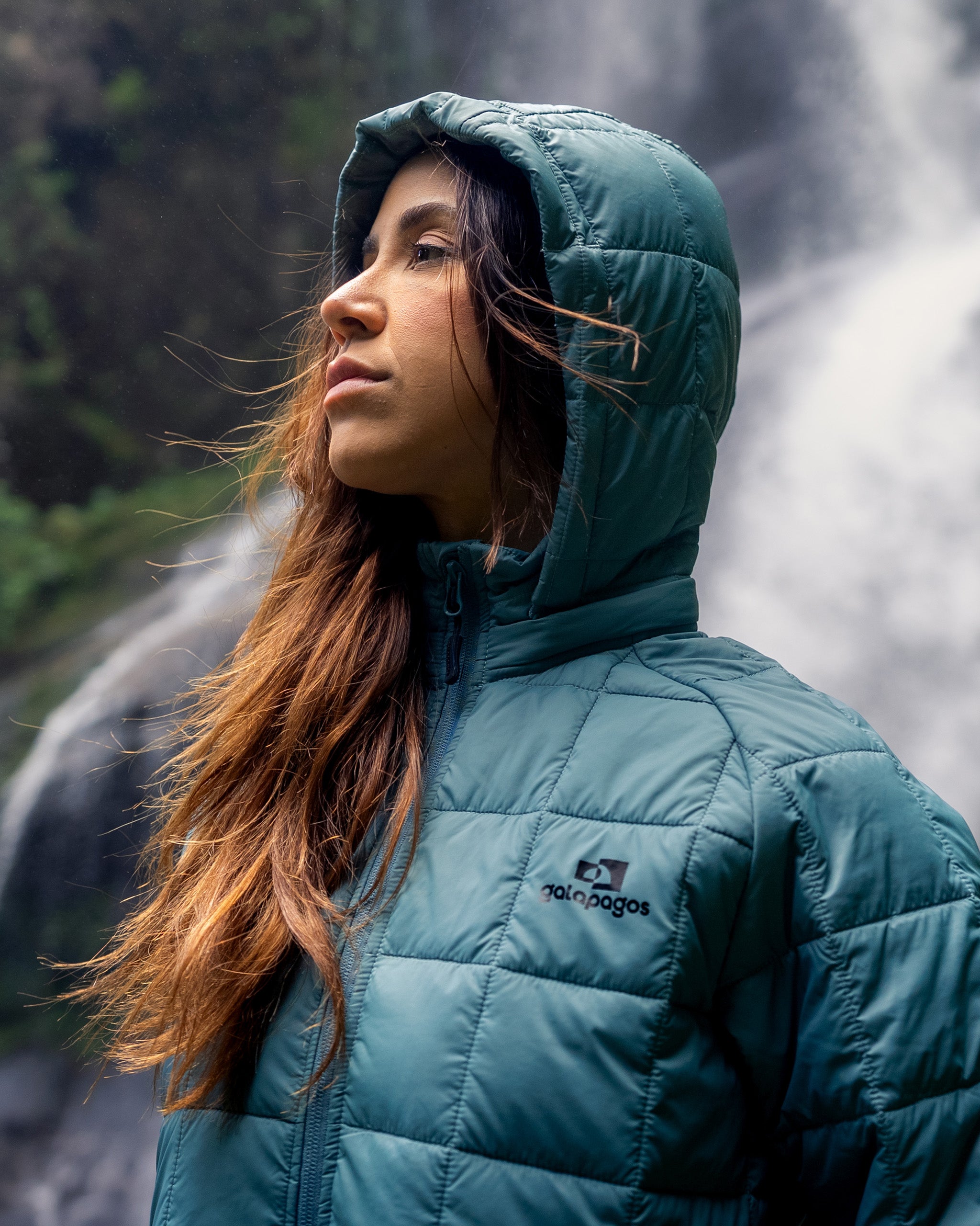 Jaqueta Puffer Ibex Thermolite Heat Feminina - Verde