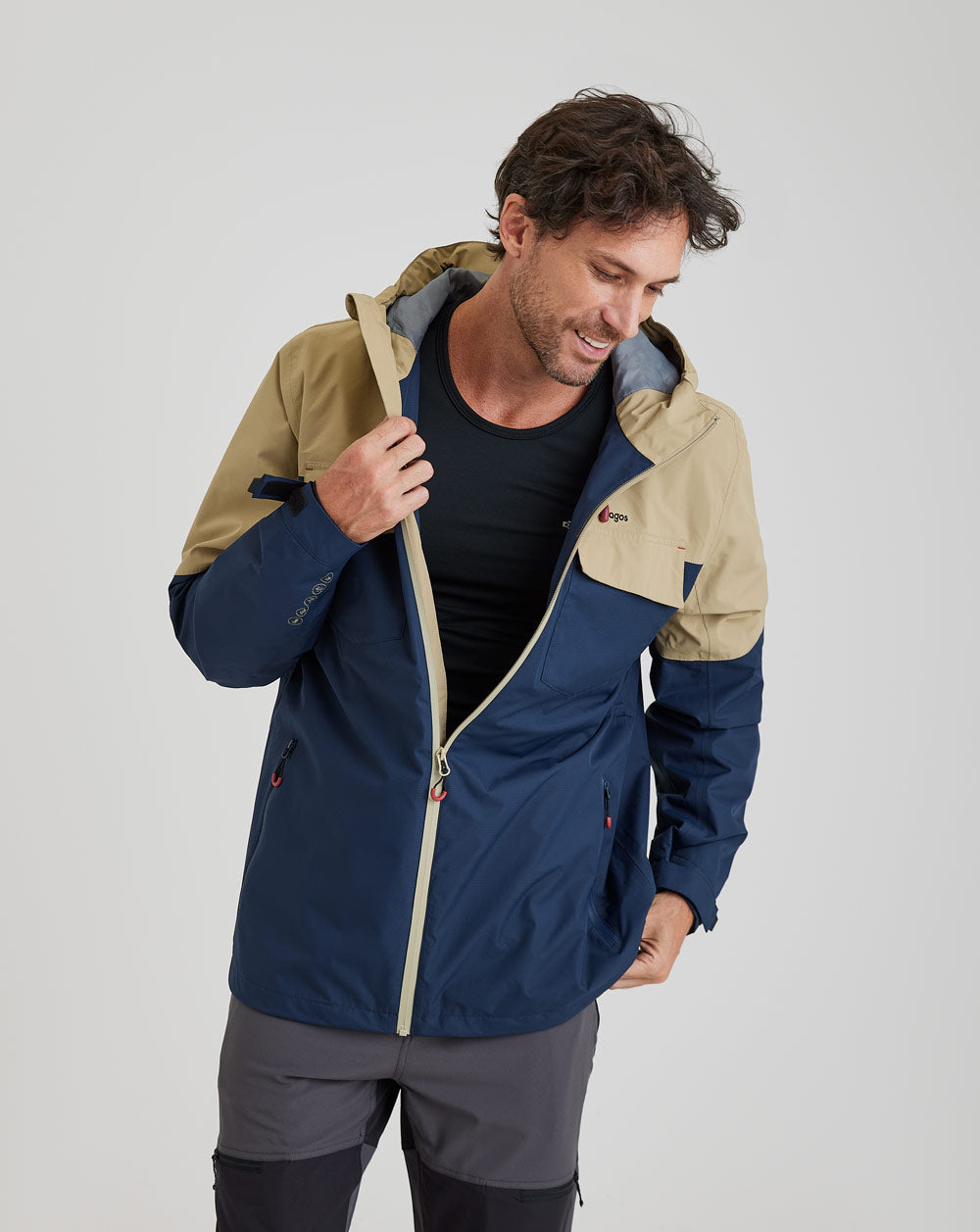 Jaqueta Masculina Impermeável Darwin Heat - Azul Marinho