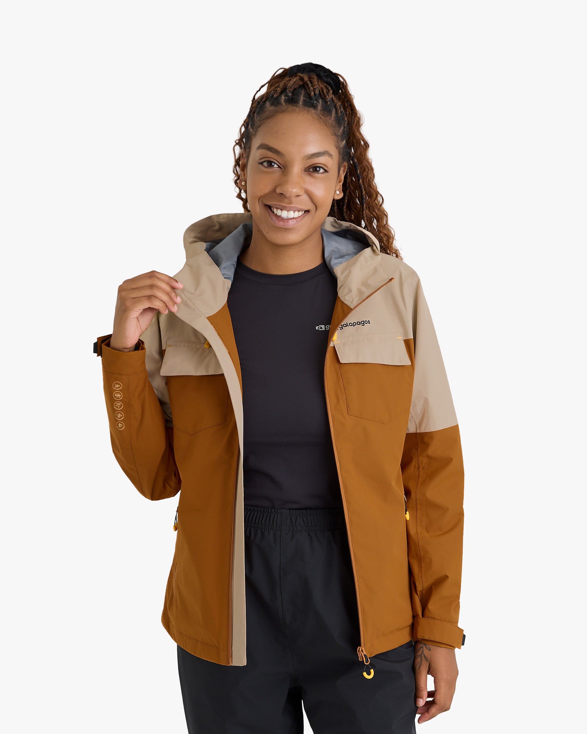 Jaqueta Impermeável Darwin Heat Feminina - Terracota