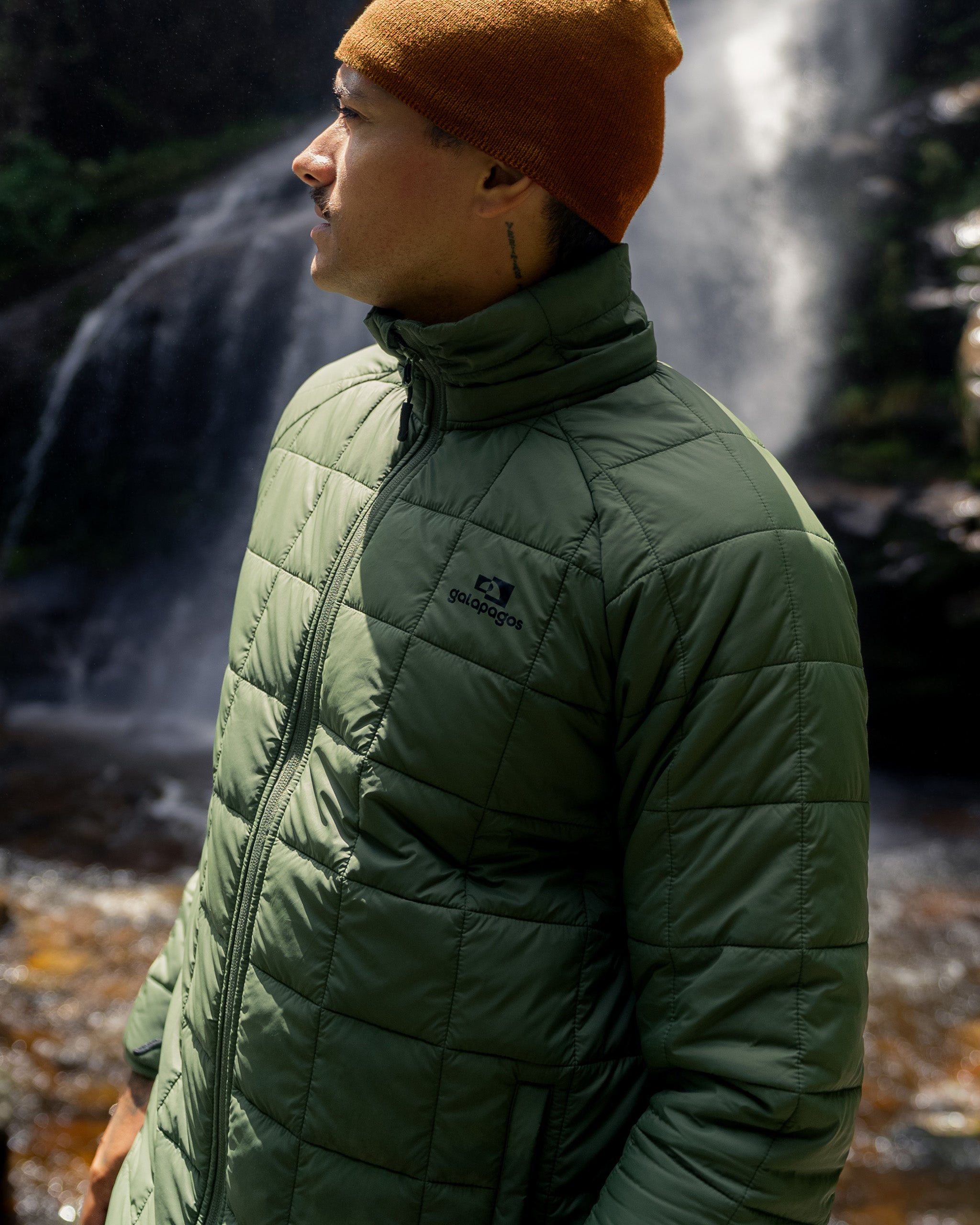 Jaqueta Puffer Ibex Thermolite Heat Masculina - Verde