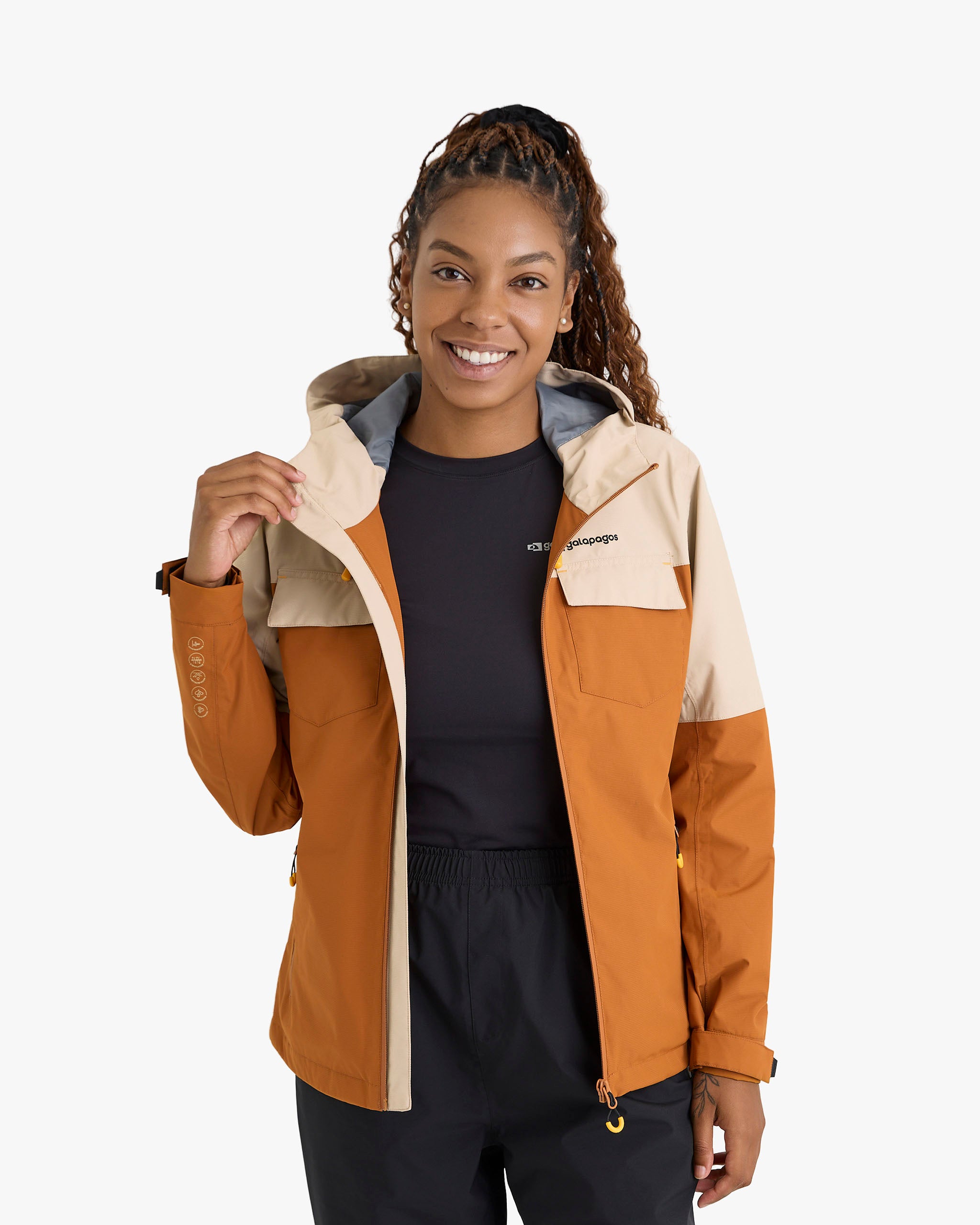 Jaqueta Impermeável Darwin Heat Feminina - Terracota