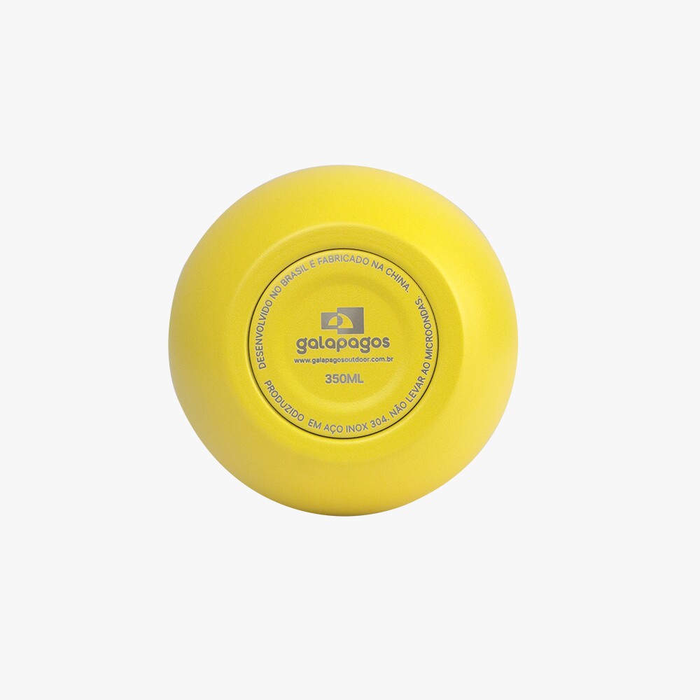 Copo Térmico Cave de 350ml - Amarelo