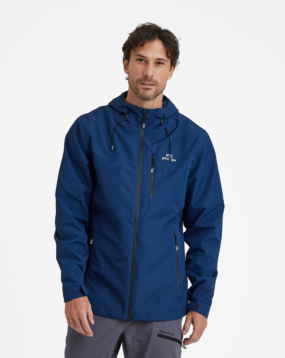 Jaqueta Impermeável Darwin Masculina Azul Marinho | Galap