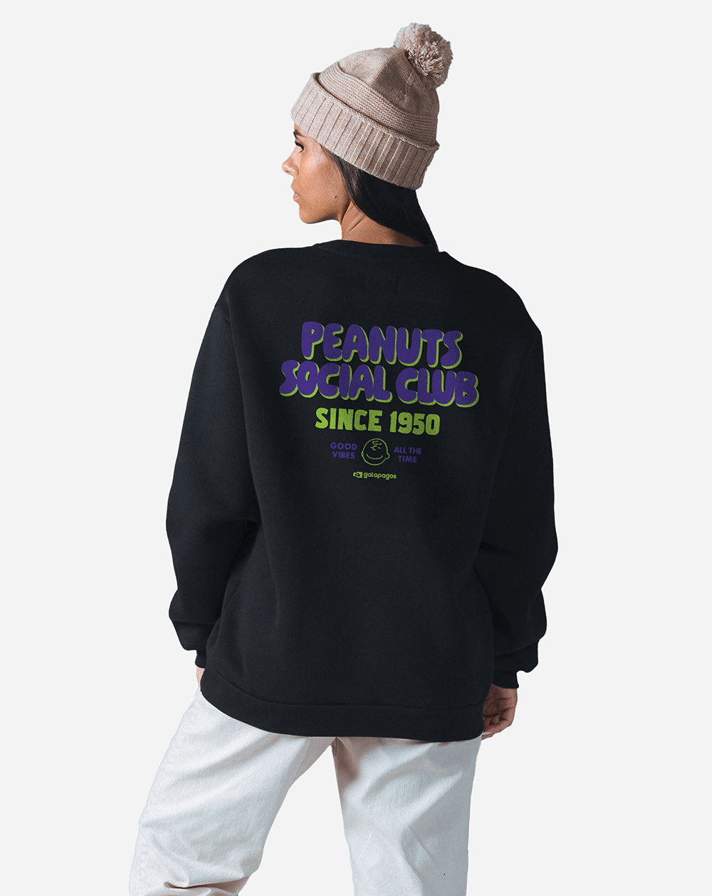 Moletom Snoopy Social Club - Preto