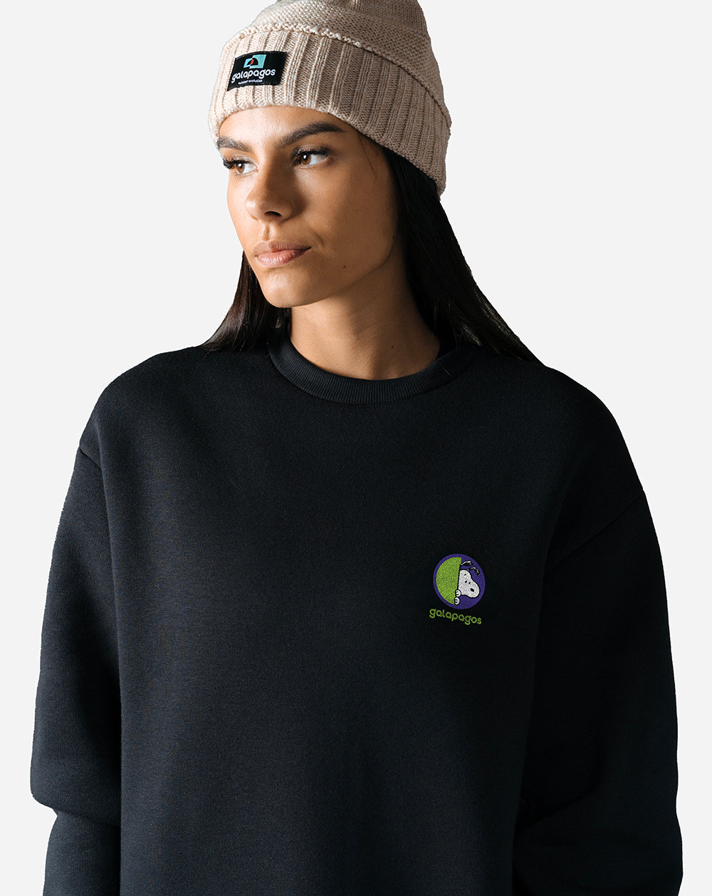 Moletom Snoopy Social Club - Preto