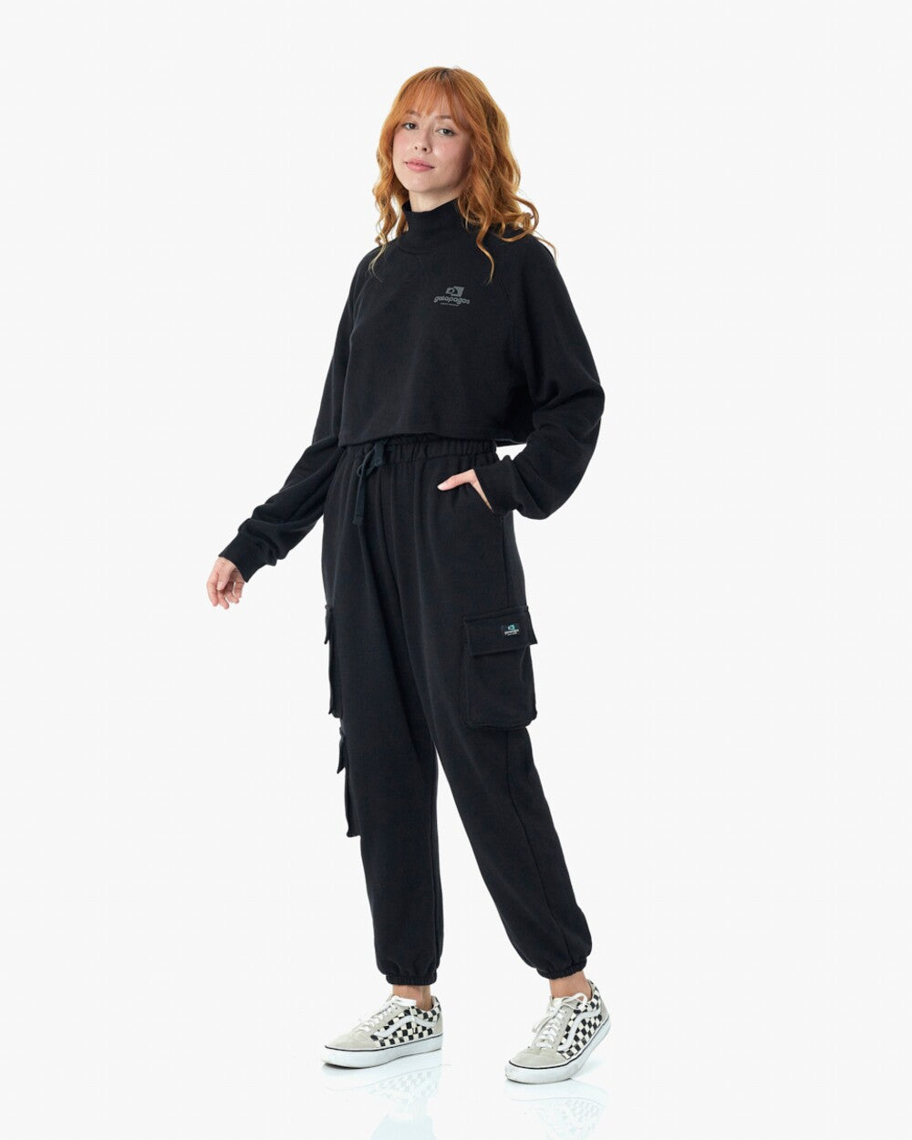 Blusão Cropped Feminino Kaia - Preto