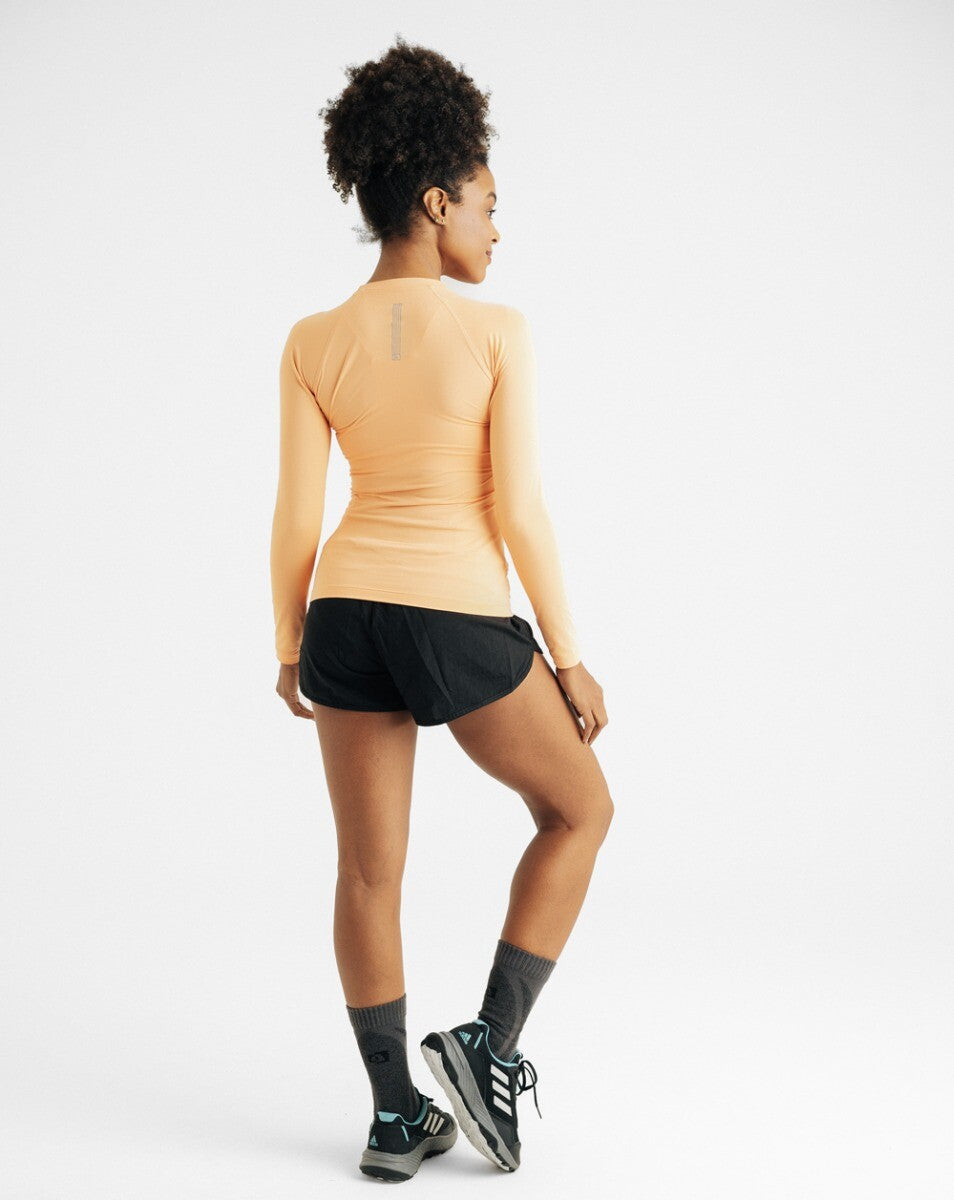 Blusa Segunda Pele UV Vella Feminina - Salmão