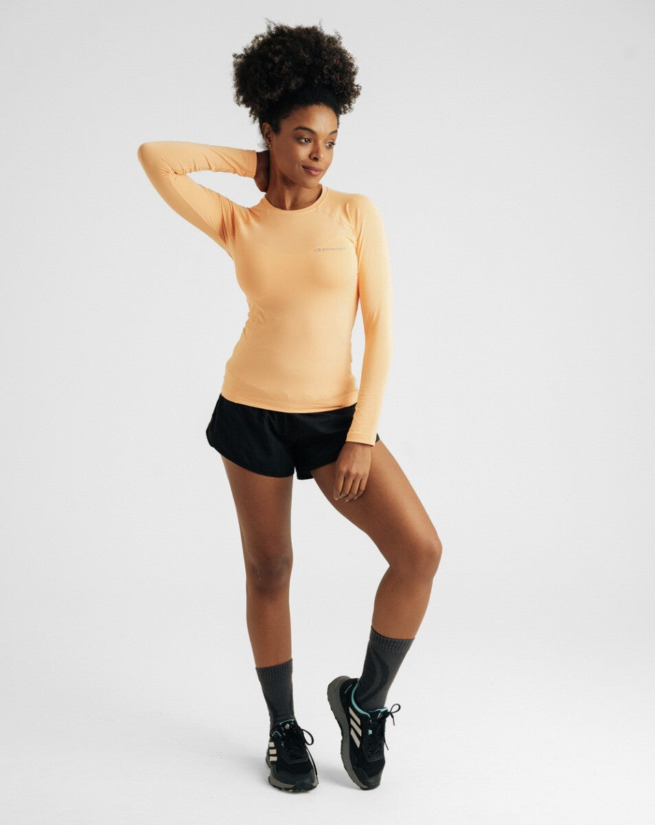 Blusa Segunda Pele UV Vella Feminina - Salmão