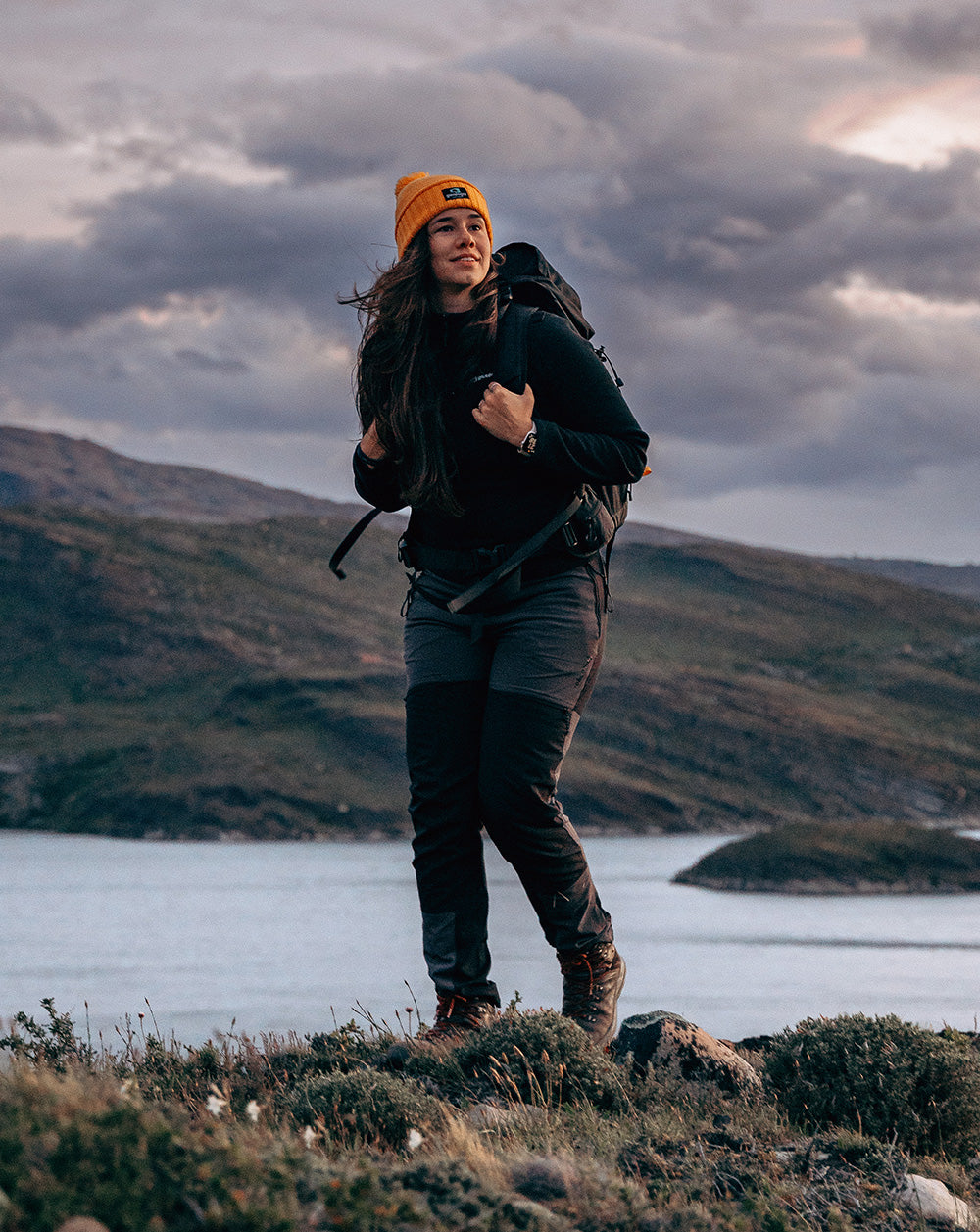 Calça Técnica Hiker Feminina - Chumbo e Preta