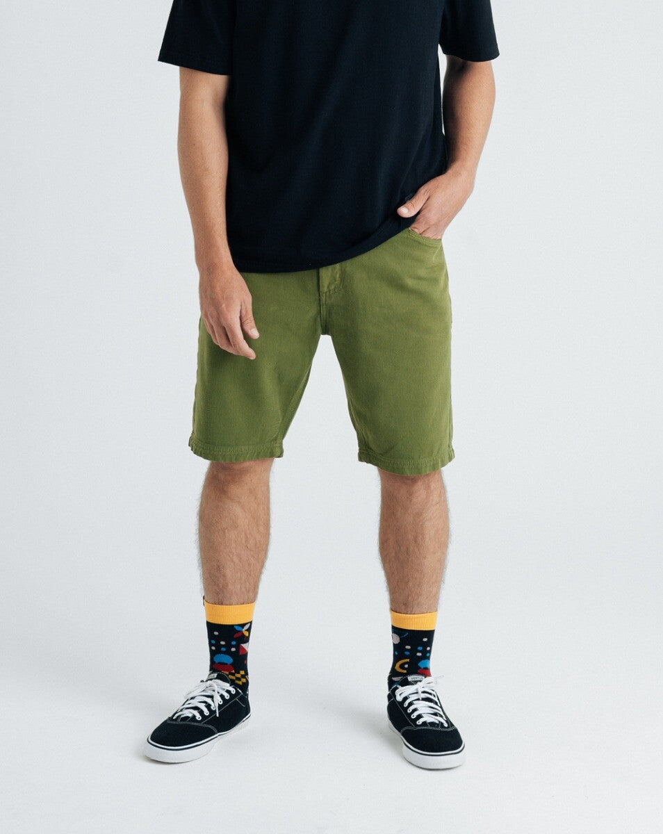 Bermuda de Sarja Sequoia - Verde Oliva