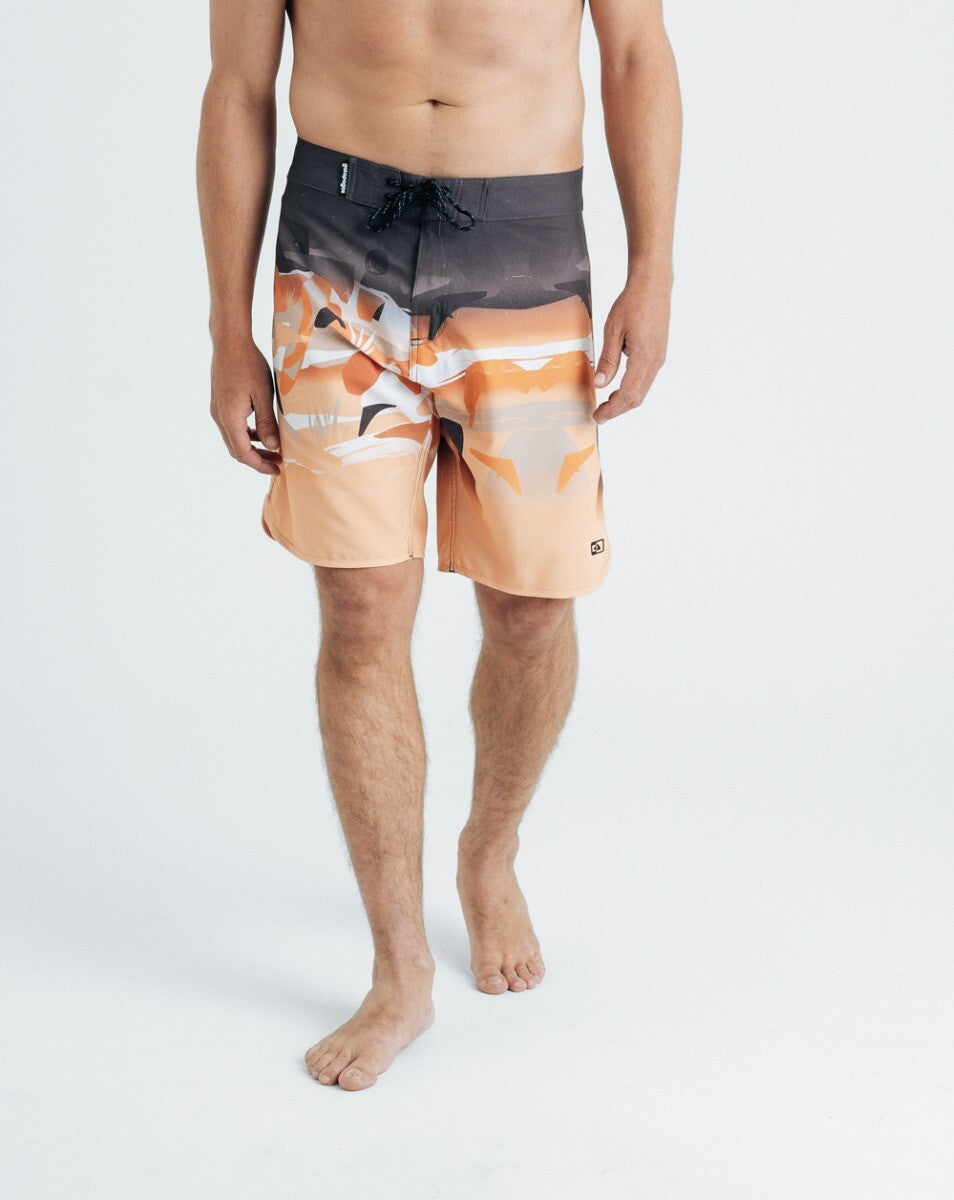 Boardshort Knots - Amarelo e Grafite