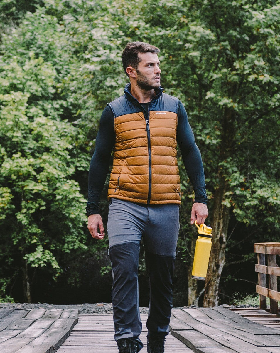 Colete Puffer All Gender Hermit Crab - Ocre