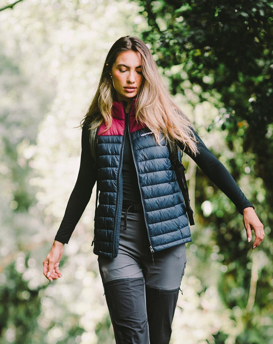 Colete Puffer All Gender Hermit Crab - Azul Marinho