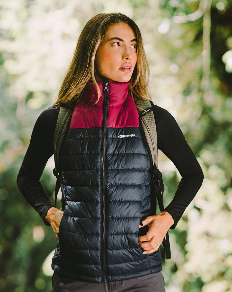 Colete Puffer All Gender Hermit Crab - Azul Marinho