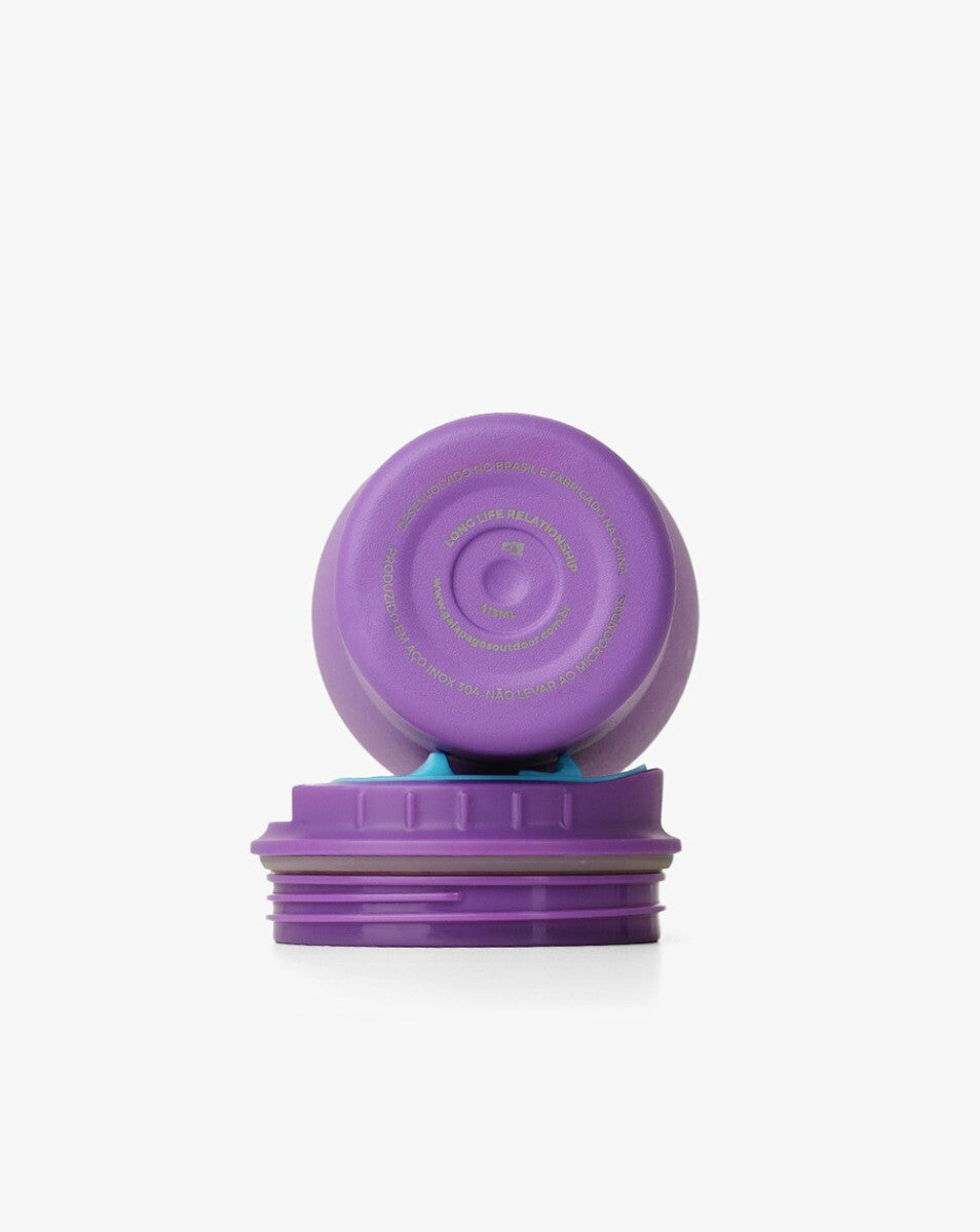 Copo Térmico Tumbler Hurricane 413ml - Roxo e Turquesa