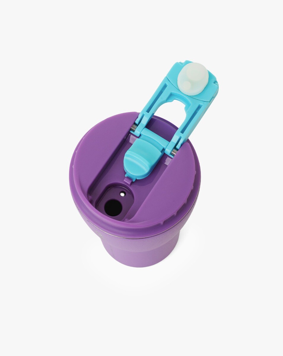 Copo Térmico Tumbler Hurricane 413ml - Roxo e Turquesa
