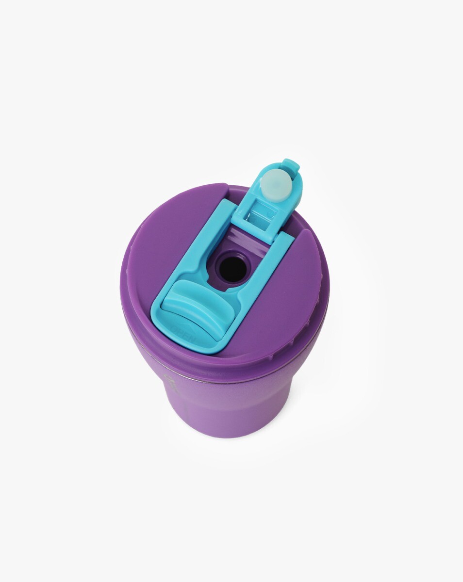 Copo Térmico Tumbler Hurricane 413ml - Roxo e Turquesa