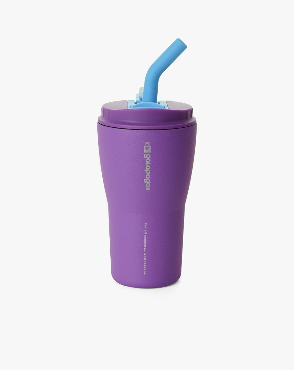 Copo Térmico Tumbler Hurricane 413ml - Roxo e Turquesa