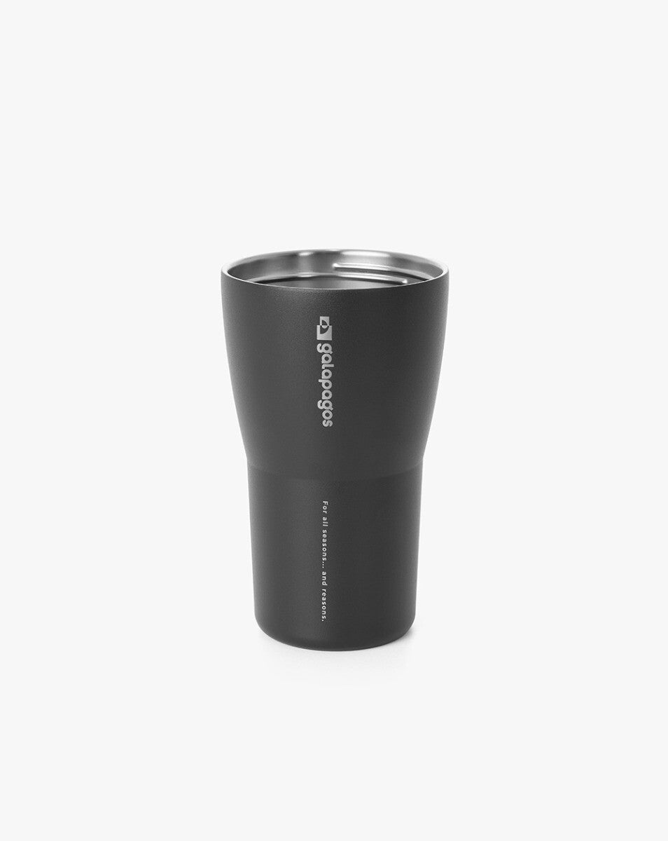 Copo Térmico Tumbler Hurricane 413ml - Preto e Amarelo
