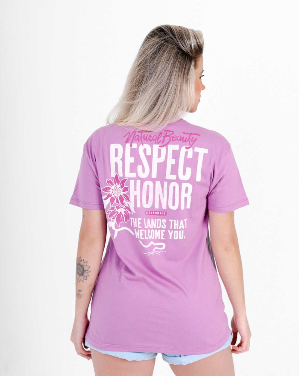 Camiseta All Gender Respect - Roxo Beat