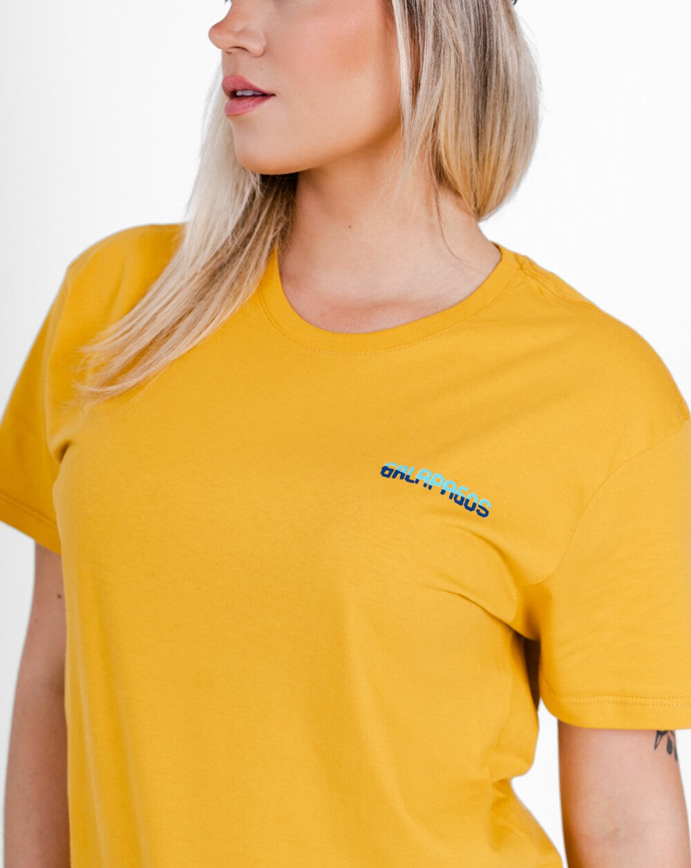 Camiseta All Gender Ocean Drive - Amarelo Mango