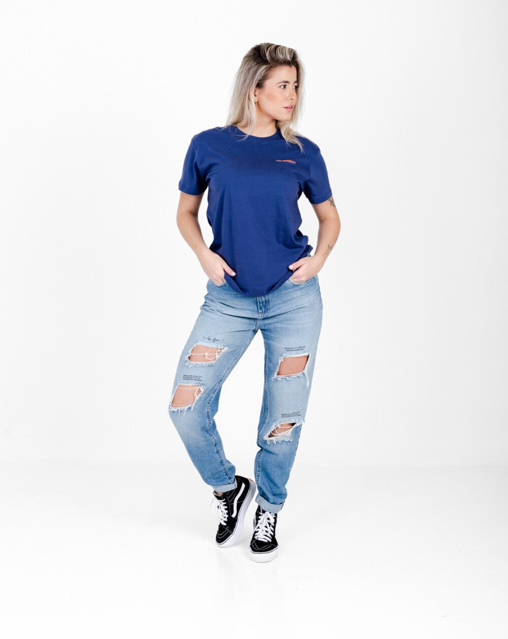 Camiseta All Gender Ocean Drive - Azul Marinho