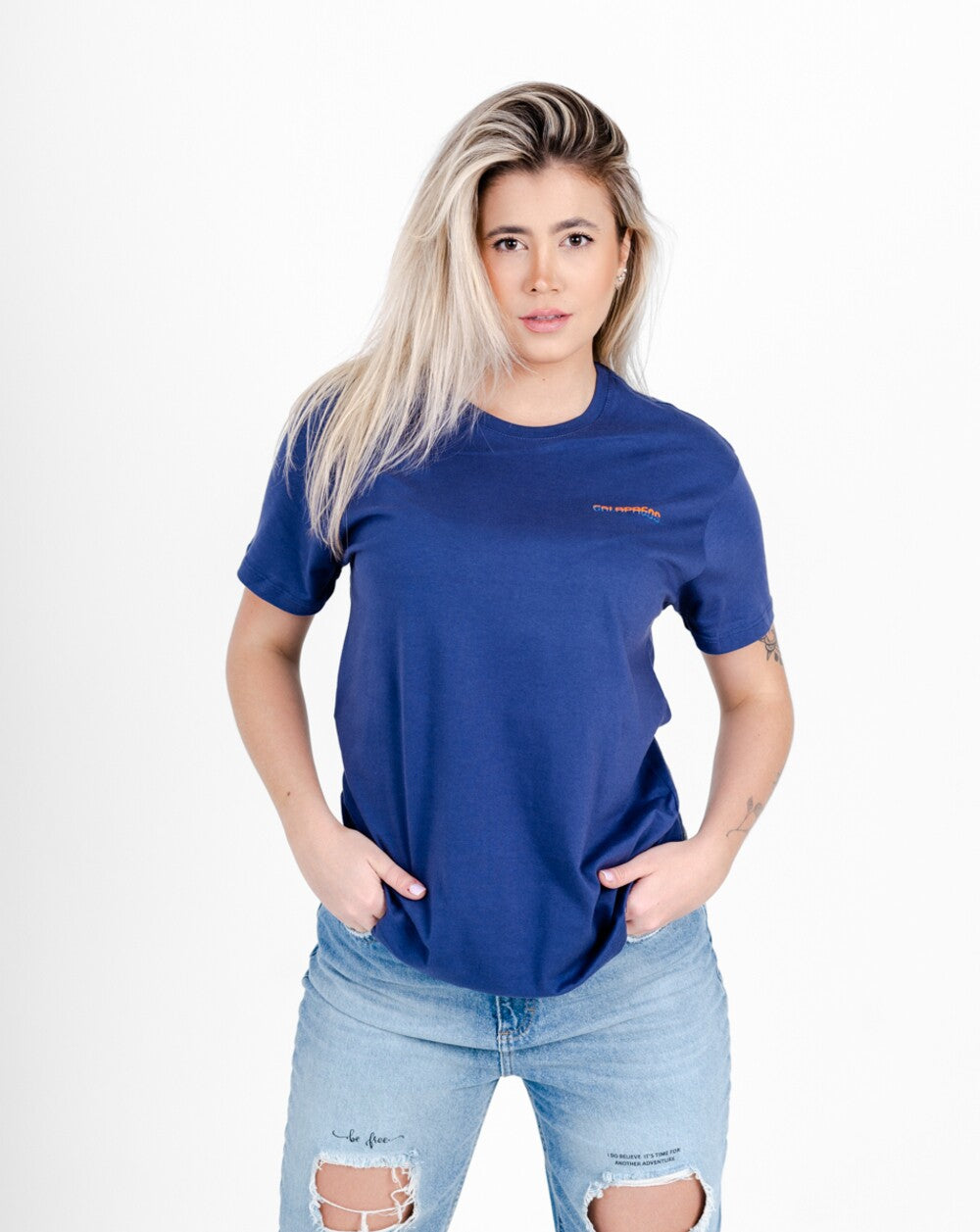 Camiseta All Gender Ocean Drive - Azul Marinho