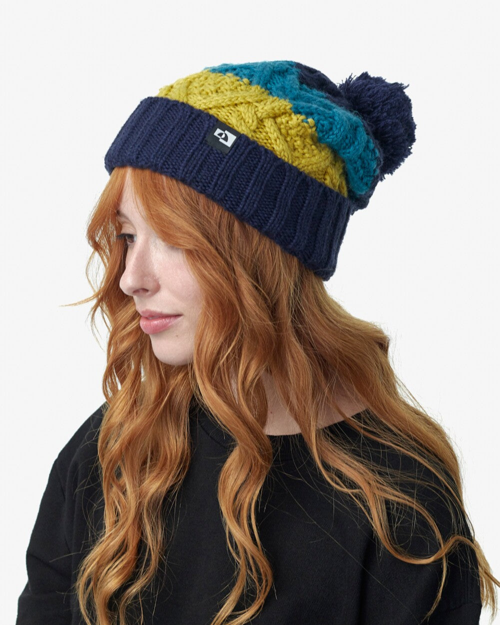 Gorro Everest Listrado - Azul Marinho