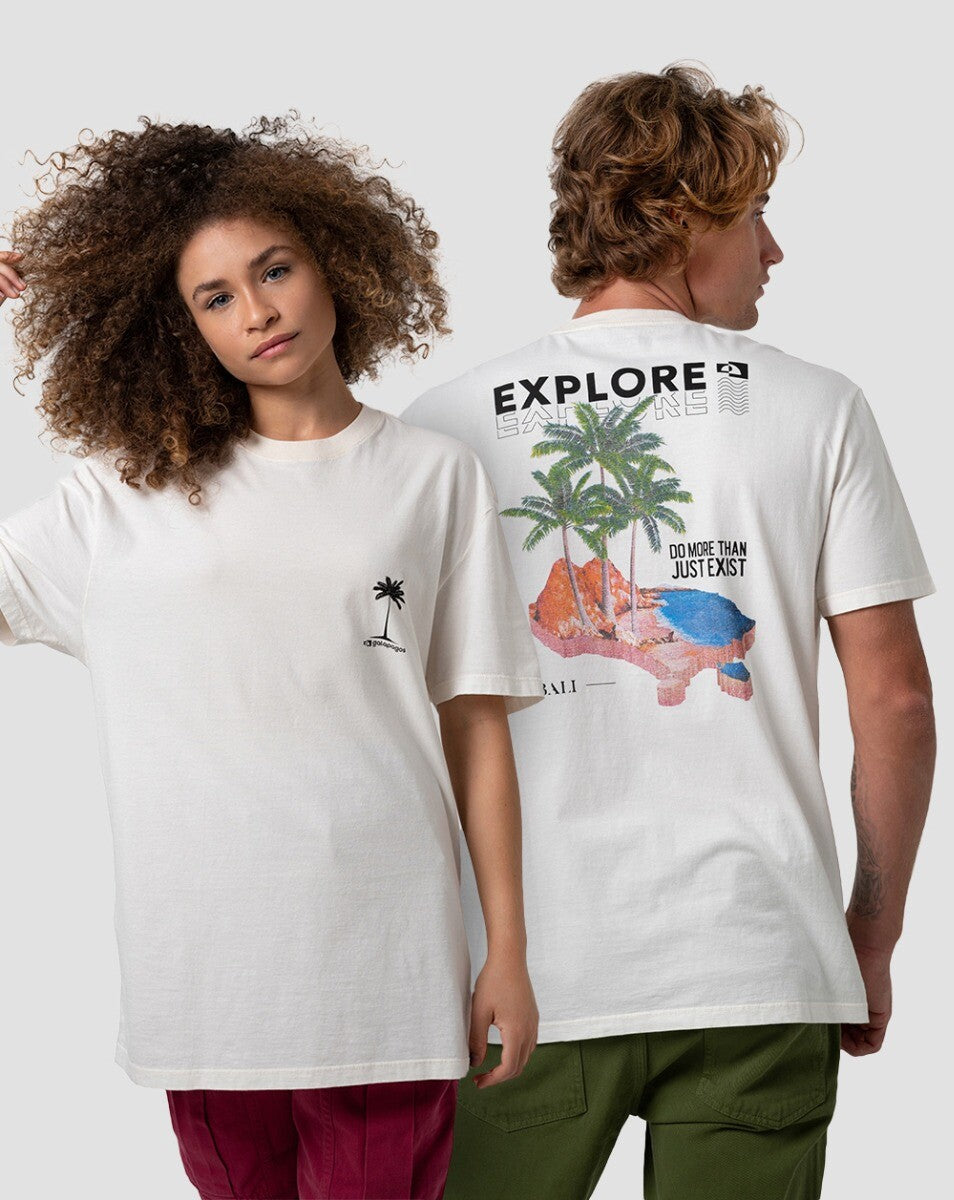 Camiseta All Gender Explore - Off White