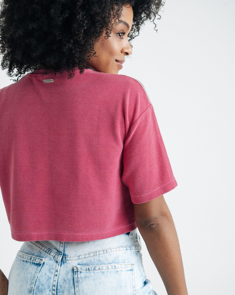 Cropped Essencial Feminino Daily - Rosa